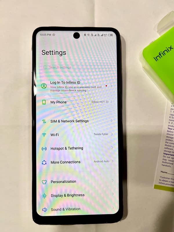 Infinix Hot 30 4+4 128Gb Box 5