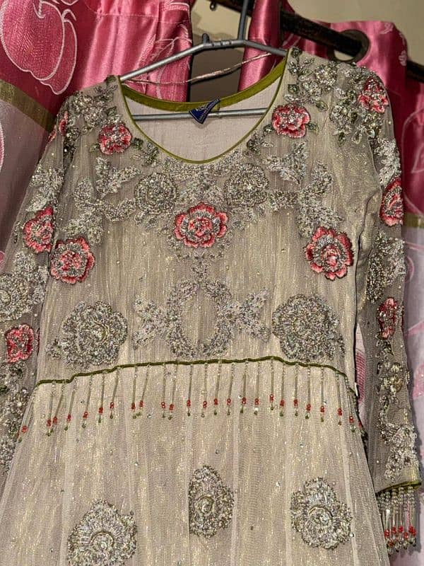 wedding dress Bridal dress not used Brand FARAZ ABID SHEIKHU 1