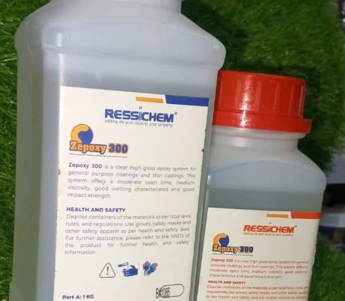 "Epoxy Resin & Hardener for Art & Craft - 1.5kg Set" 0