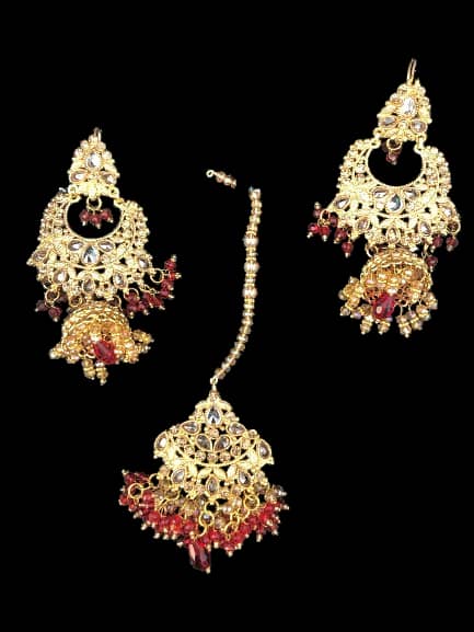 Artificial Jewellery Red Set| Casting Set| Imitation Jewellery Set 4