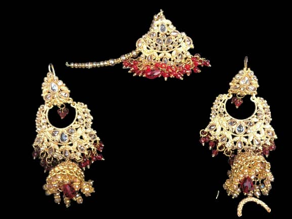 Artificial Jewellery Red Set| Casting Set| Imitation Jewellery Set 9