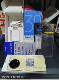 tecno camon 30s only box open complete warranty