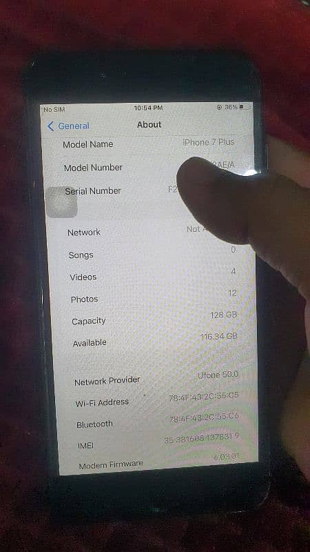 iphone 7plus 128gb pta approved 6