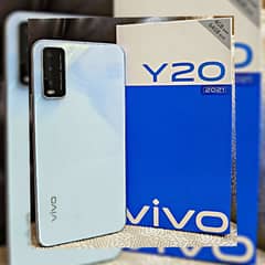 URGENTLY SALE VIVO Y20 (4GB+64GB) 10/9.5 CONDITION WITH BOX & ACESRIES