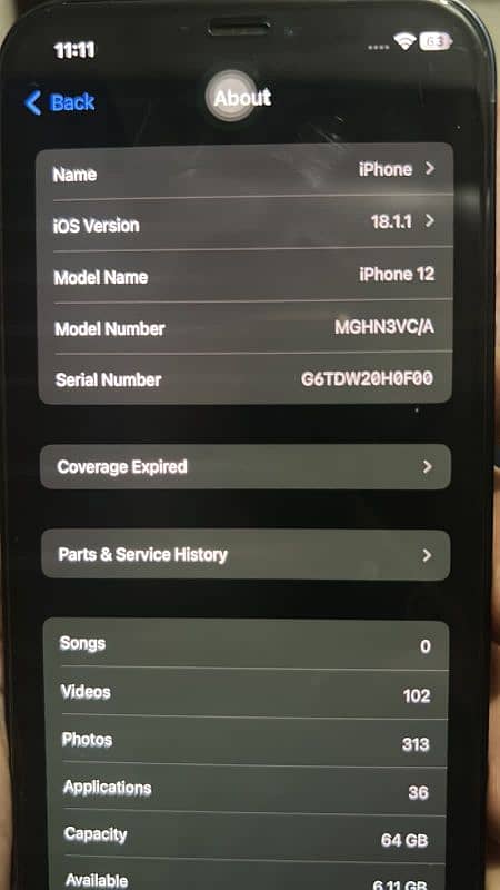 Non PTA Iphone 12 LLA model factory unlock 6