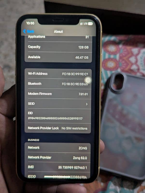 I phone XR 128GB dual SIM PTA approved 6