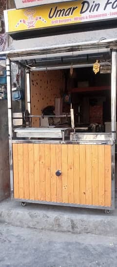 Burger Shawarma Counter For Sell