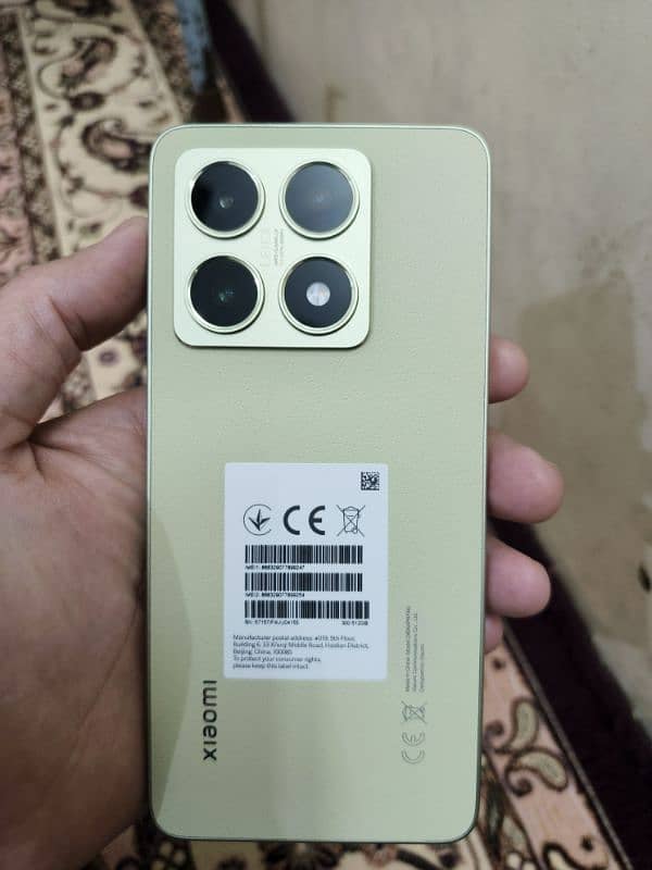 Xiaomi 14T 12/512 Official PTA Approved with full Box 0