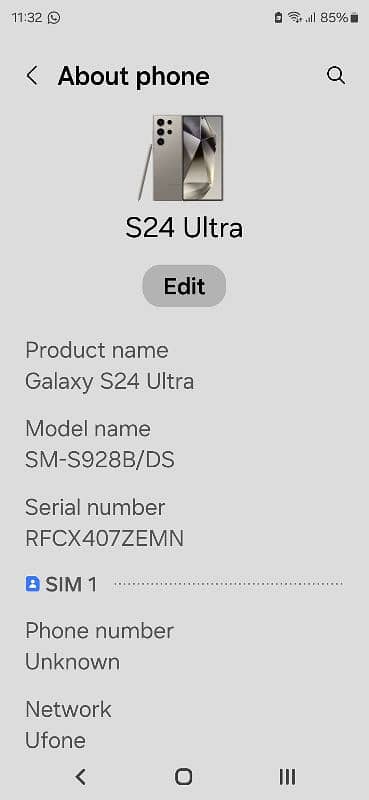 Samsung Galaxy S24 Ultra 12GB/256GB new condition 5