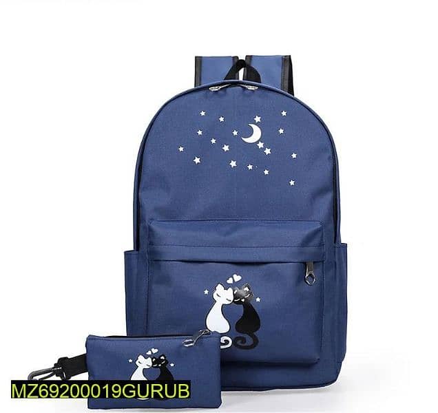 kid's cartoon characters school bag 0