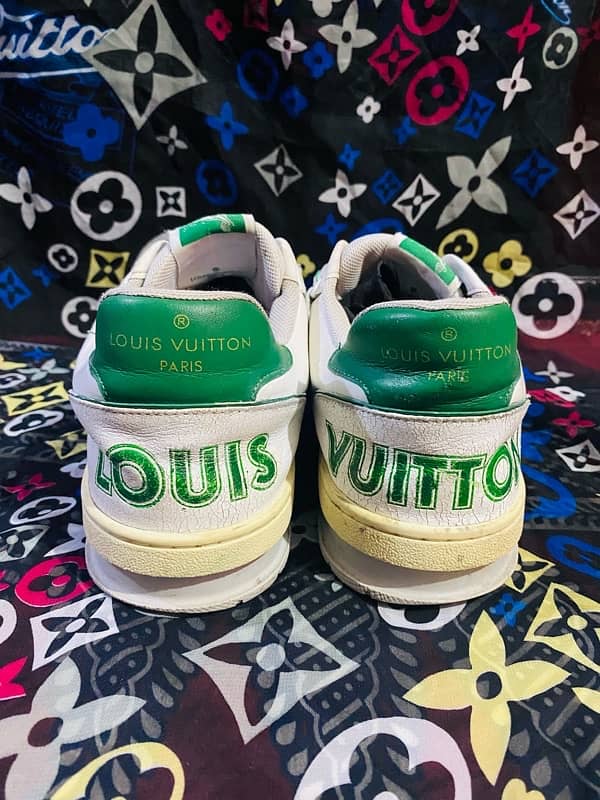 Louis Vuitton Lv trainer green 5