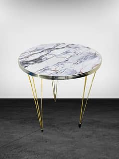 Modern Coffee Table | Gold Metal Legs Table | Luxury Side Table