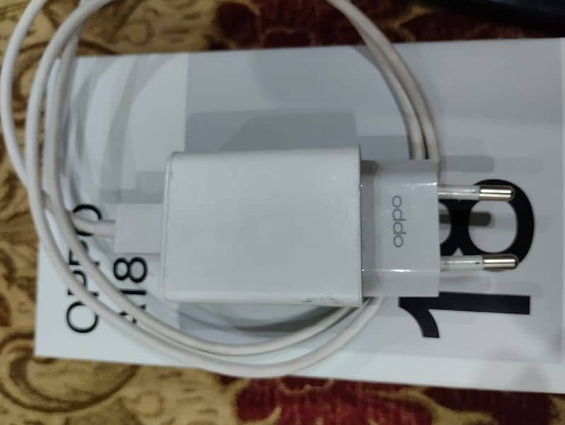 Oppo A18 4 128 Mobile for sale 10 month used with box & charger 5