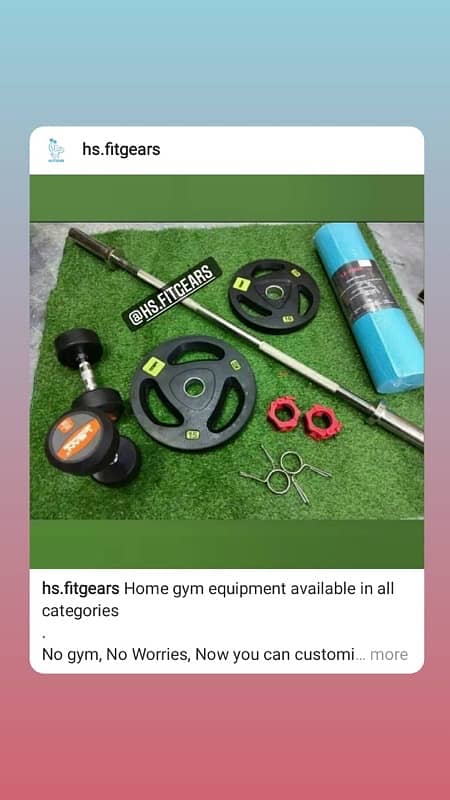 All kind fo gym accessories & equipments available 8