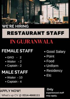 Restaurant Staff