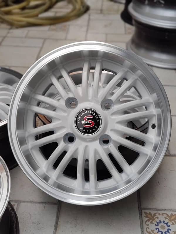 13 Inch 5.5JJ 114Pcd Deep Dish Rims 0