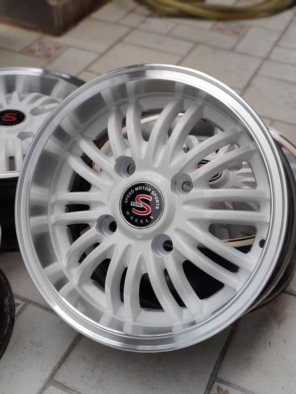 13 Inch 5.5JJ 114Pcd Deep Dish Rims 1