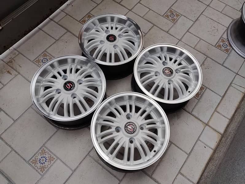 13 Inch 5.5JJ 114Pcd Deep Dish Rims 5