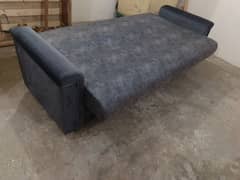 sofa cum bed kikar ki lakri 1no foam