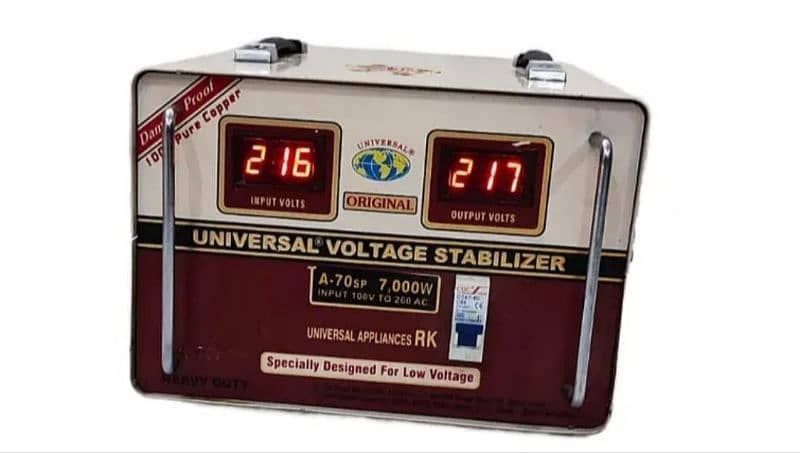 Universal Voltage Stabilizer A - 70sp (Energy Saver)7000 Watt 4relay 0