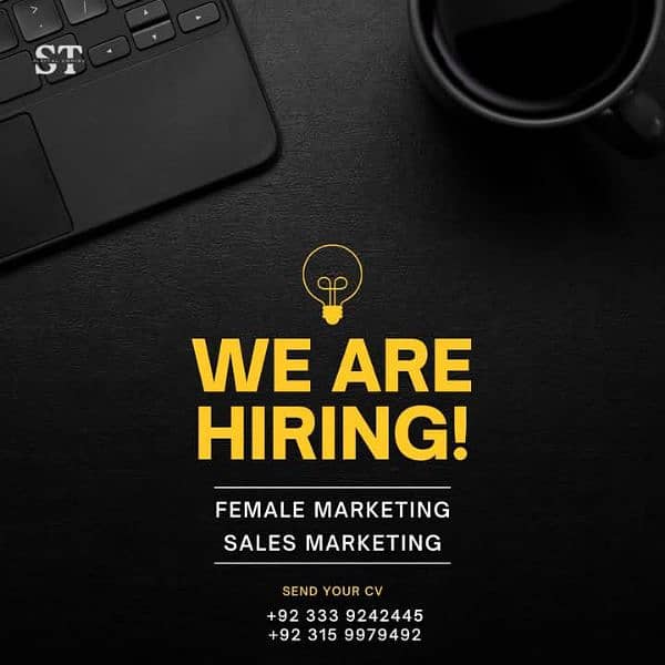 we are hiring female marketing for our company remote bae 0