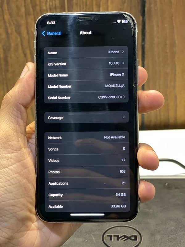 Iphone X 64 GB Non PTA 11