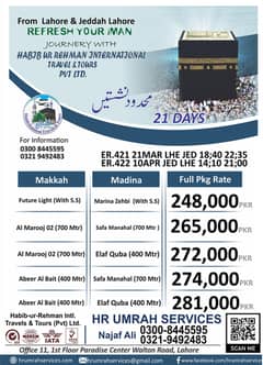 21 Days Umrah Package