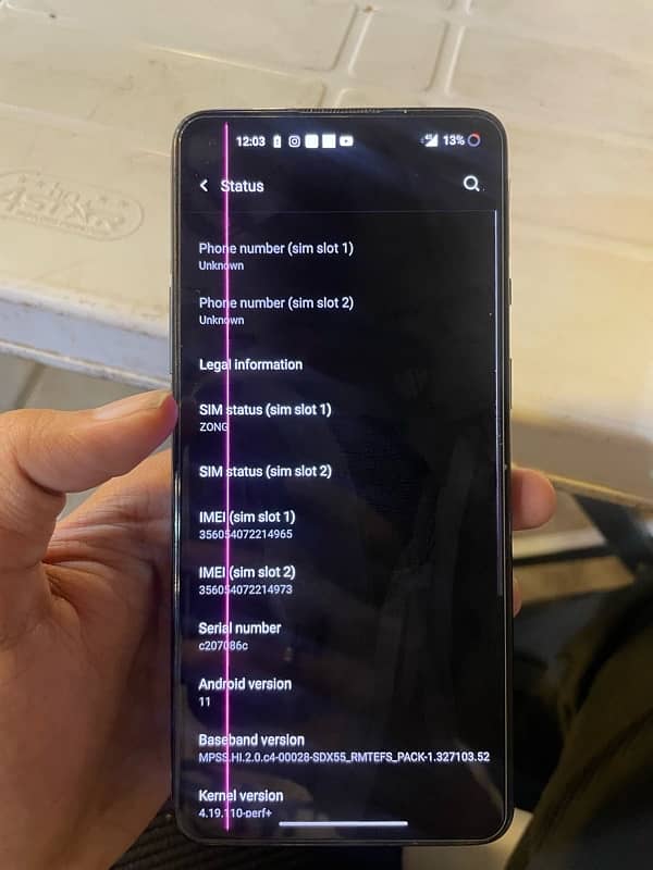 One plus 8T dual sim pta approved 10