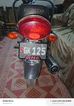 honda cg 125 number b 125