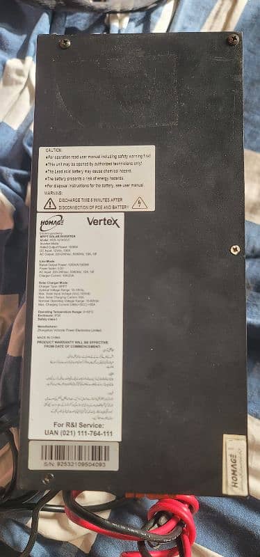 Homage Vertex Inverter 1200/1000w UPS 1