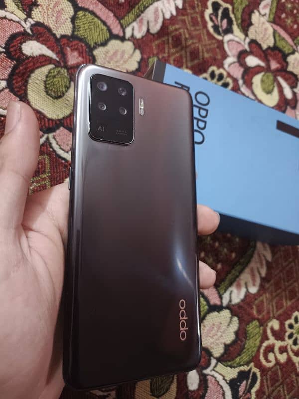 oppo f19pro with box 10by10 8+8gb128gb anda piece official pta 4