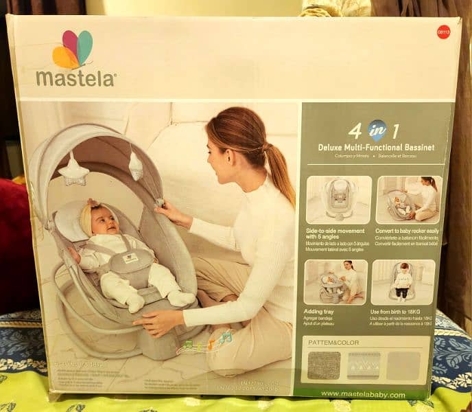 Mastela 4 in 1 Electric Baby Swing 0