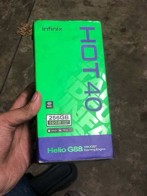 Infinix Hot 40 12/256gb condition 10/9 5