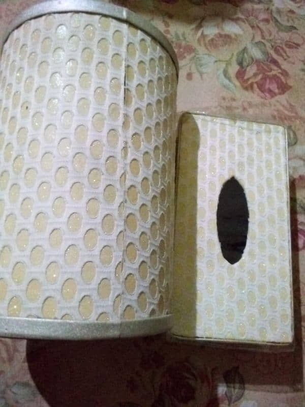 bed room new tissue box with dustbin box packing 3