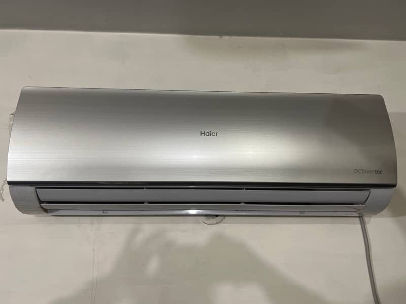 Haier Dc inverter Brand New Single season used 2024 model  Heat cool 0