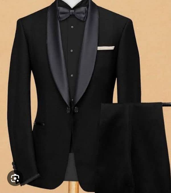 Tuxedo Style & Silver Gray 02 piece suit 0