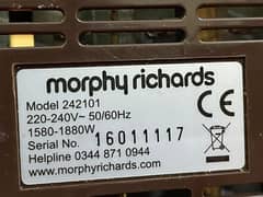 Morphy Richards Electric 4 Slice Toaster, Imported