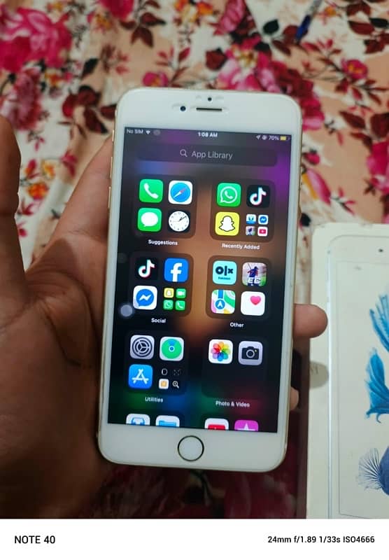 iPhone 6s plus pta approval with box 64 gb all ok 0