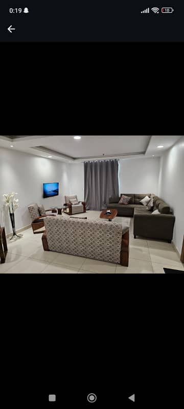 Hotel Apartment Daily Basis Two Bedroom Available Gold Crest apartment DHA LAHORE 6