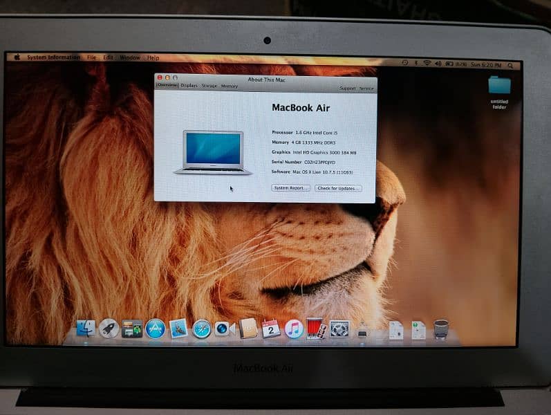 Macbook Air 2011 9