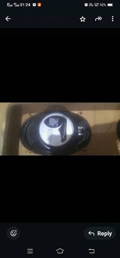 2 pioneer speaker with car sound box fitted