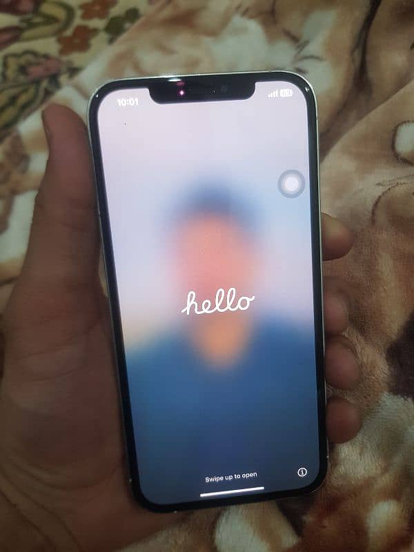 i phone 12pro max non pta jv 128g  full okay phone bai call or whatsap 13