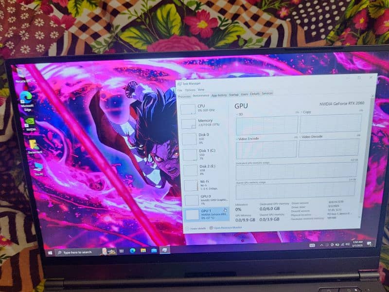 Tongfang gaming laptop Core i7 9 generation RTX 2060 144 hz. 4