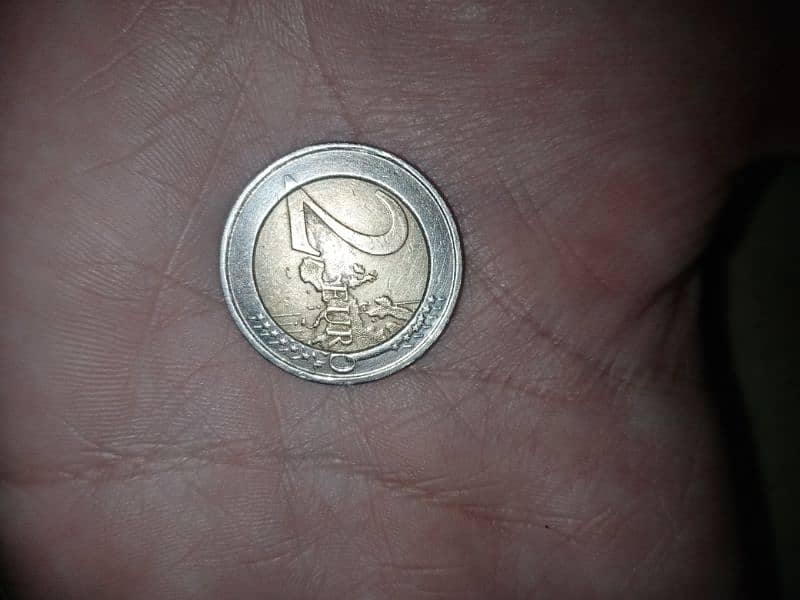 2 Euro coin Belgium 2008 Antique old  Coin 2