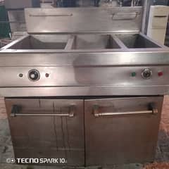 Deep fryer hot plate Service counter