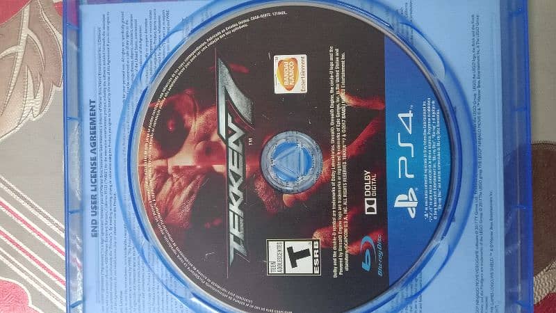 PS4 Tekken 7 disc 1