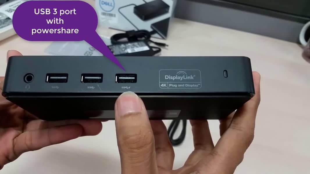 Dell Dock, Type C Dockting Station, Thunderbolt, USB Displaylink All 4
