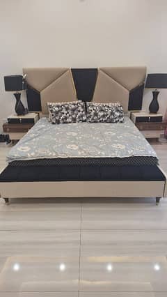 luxury bed set king size with mattress