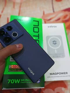 Infinix note 40 pro 12/256 box open 11 month worantyy cont 03452502539