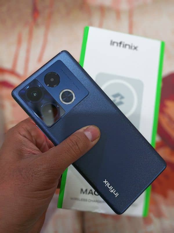 Infinix note 40 pro 12/256 box open 11 month worantyy cont 03452502539 3